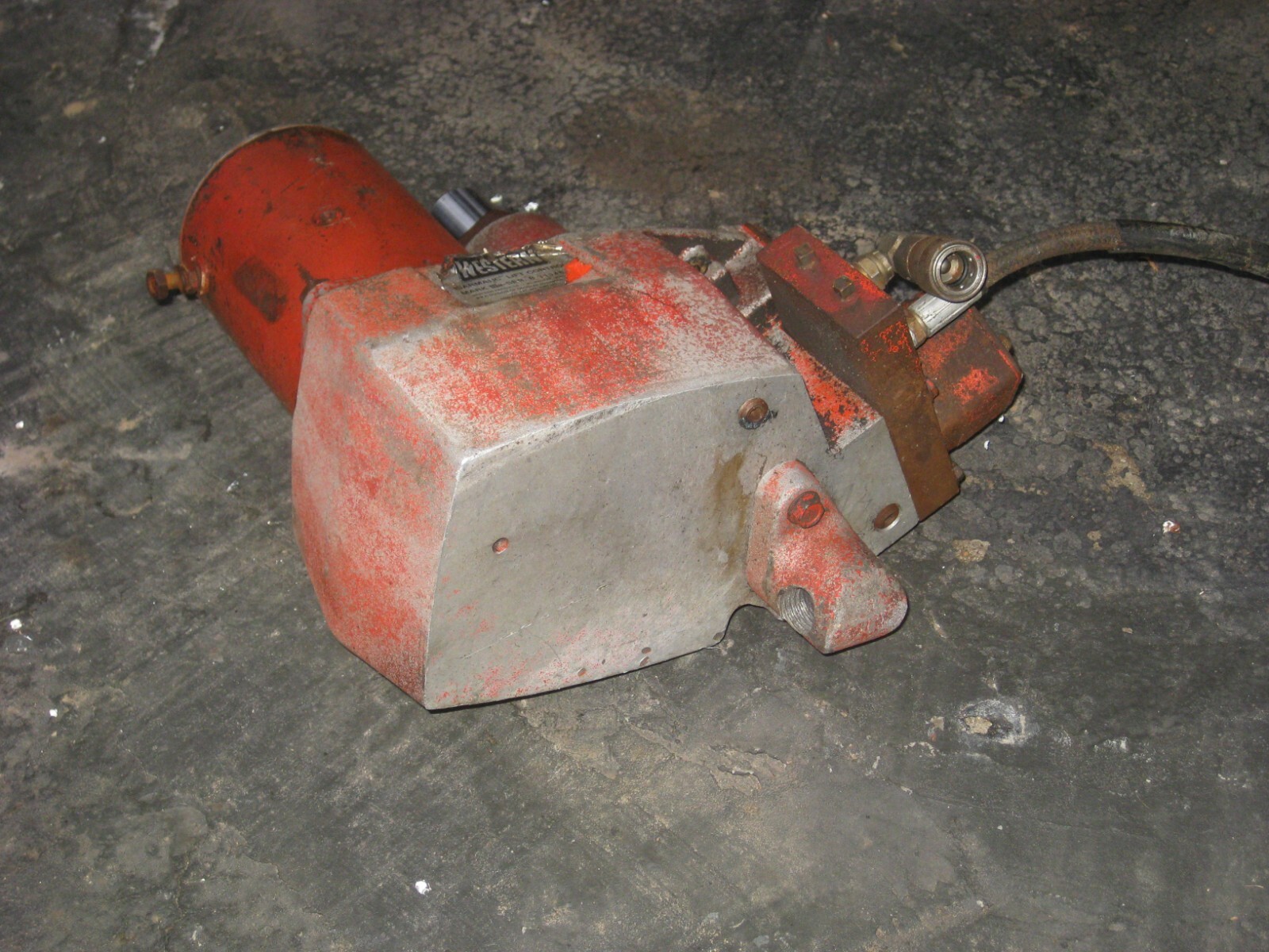 Western Isarmatic Mark IIIa Snow Plow Lift Control Snowplow Motor