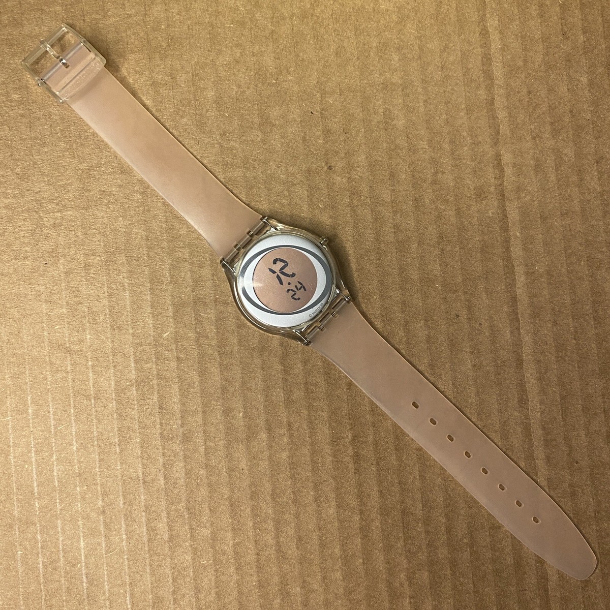 VTG 2000 Swatch Skin .BEAT Watch Flighting Rose SIK104 Y2K VTG 2000 Swatch Skin .BEAT Watch Flighting Rose SIK104 Y2K