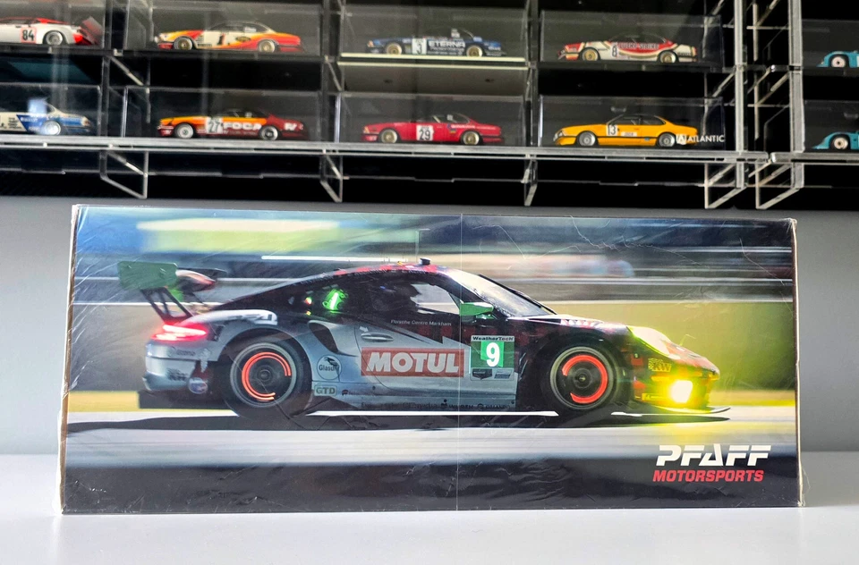 1/18 Spark Pfaff Porsche 911 GT3 R Winner 12h Sebring 2021 Raced version - Immagine 2 di 3