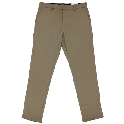 Tommy Hilfiger Pants, Men's Adaptive Performance Tapered Chino Pants, Brown
