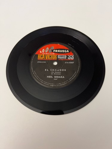 Neil Sedaka El Sonador / Tus Caprichitos 7" Vinyl Discos Fravega RCA Victor VG - Picture 5 of 6