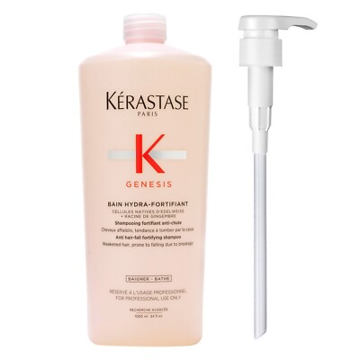 Kerastase Genesis Shampoo Bain Hydra-Fortifiant 1000ml New With Box