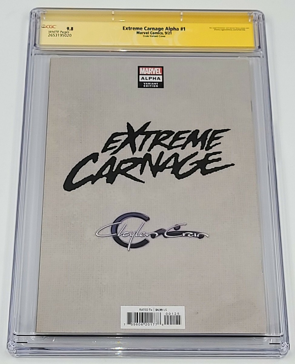 エクストリームカーネージ #1 Extreme Carnage-Alpha #1 of 8 NM Marvel Comics CBX40B | eBay