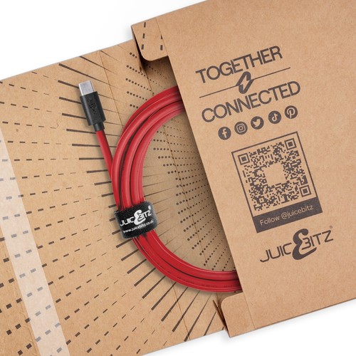 JuicEBitz® USB typu C Kabel do szybkiej ładowarki do iPhone 15 16e iPad Air, iPad Pro - Zdjęcie 62 z 81