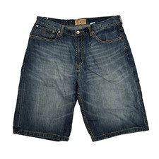 Y2K Baggy Roccawear Denim Shorts Mens 36 Jean Jorts 13" Inseam Wide Leg 00s