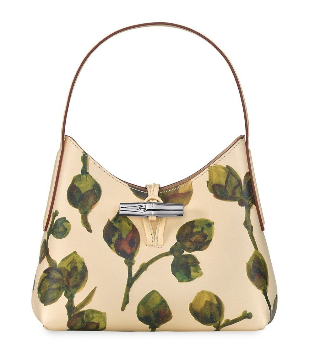 Longchamp Roseau XS Vegetal Plant Leather Shoulder Bag ~NWT