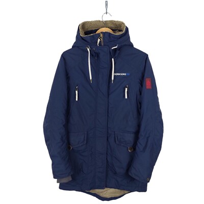 Didriksons 1913 Women's Blue Karen Parka Size 34 (UK 6)