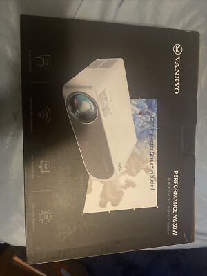 Vankyo Performance V630W 1080P Projector, Full HD 5G Wifi Projector-White