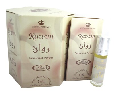 Clever Man Al-Rehab Parfümöl Roll-On Set – 6x 6ml, Frisch-würziger Duft Mit Zitrus & Holznoten
