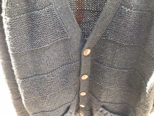 Cárdigan Undercover Uniqlo Talla L Mujer Verde Botón Cuello en V Preppy Largo - Imagen 3 de 11