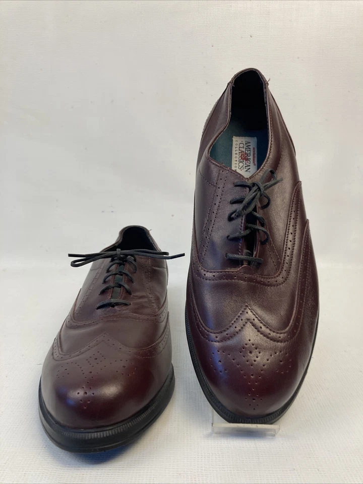 New Balance American Classics Hecho en EE. UU. Marrón Punta de Ala Zapatos Talla N11 4E Nuevo de Lote Antiguo Foto 2 de 4