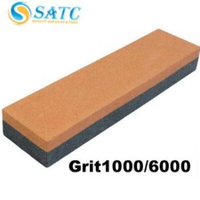 Knife Sharpening Stone Doublesided Whetstone with Non-slip Base Grit1000/6000 