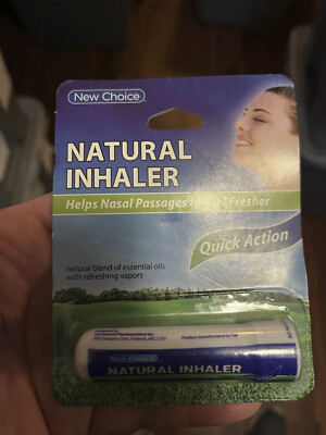 new choice natural inhaler quick action allergies and more