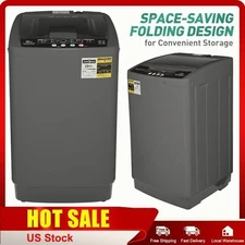 Washing Machine Full-Automatic Home Laundry Washer 10 Programs with Drain Pump