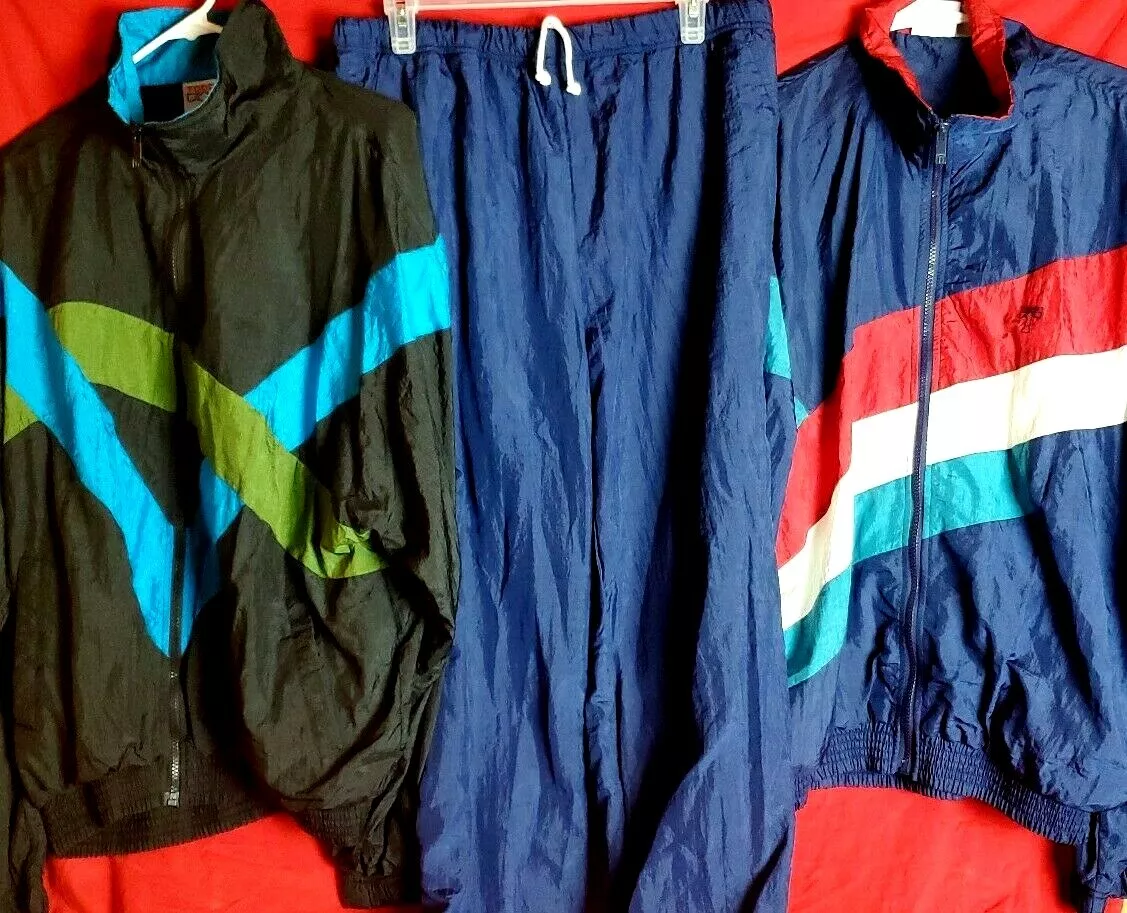 80s windbreaker deals pants