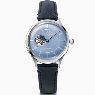 ORIENT STAR RK-ND0012L Classic Skeleton Automatic Watch Pale Aqua