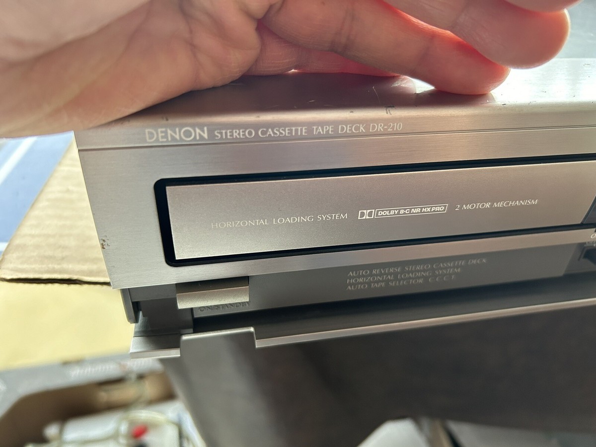 DENON DR-210 デノン カセットプレイヤー オートリバース プレーヤー DENON DR-210 デノン カセットプレイヤー オートリバース