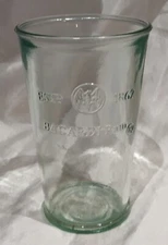 Green Glass Bacardi Rum Branded Cocktail Glass