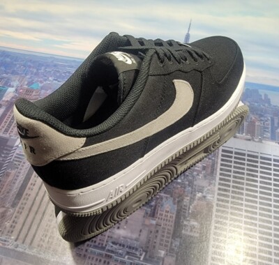 Nike iD By You Air Force 1 Low Canvas Black/Grey-White Size 14