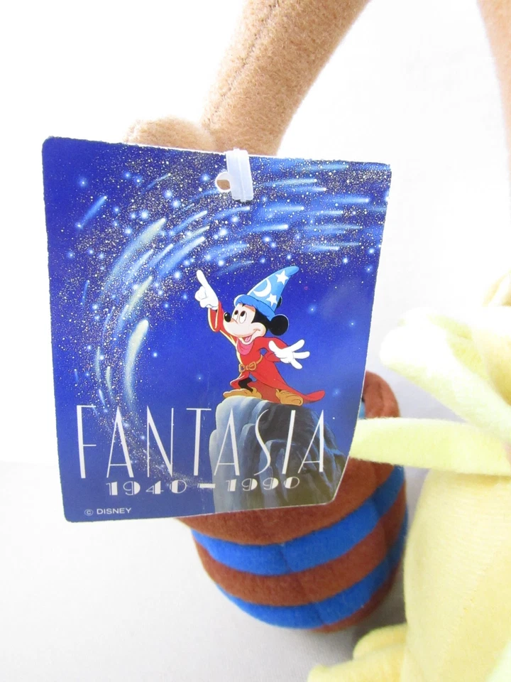 Vintage Disney Fantasia 13” Broom Plush Sorcerers Apprentice Bucket with Tags - Image 3 of 4