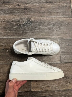 cleens sneakers white leather men size 9 made in portugal