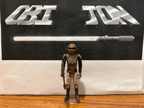 Kenner Star Wars Lando Skiff Guard Verkleidung komplett mit Repro Waffe