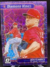 2021 Panini Donruss Optic Diamond Kings Pink Velocity /249 Jack Flaherty 