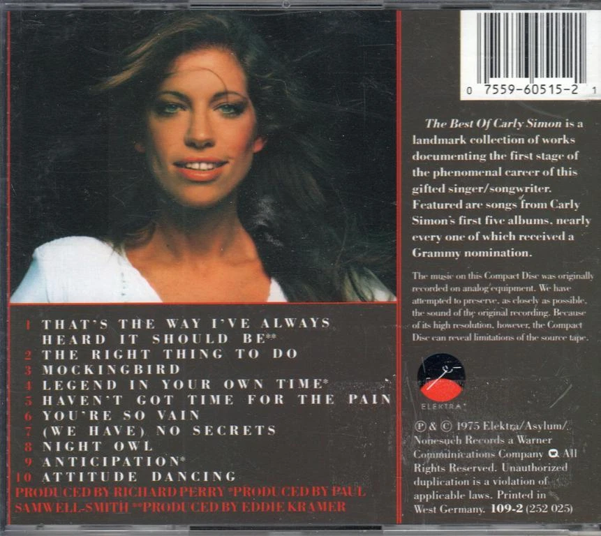 Carly Simon The Best Of - Bild 2 von 2