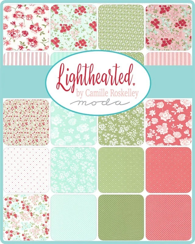 LIGHTHEARTED 3 CHARM PACKS Moda QUILT Fabric Camille Grand Millennial 55290PP - Image 2 of 4