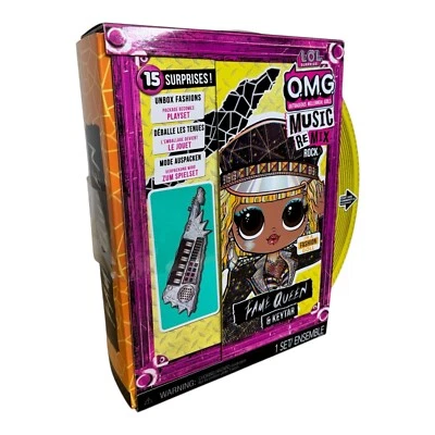 LOL AURPRISE LOL Puppe Fame Queen Gitarre surprise OMG Music Remix Rock MAG 577607EUC NEU OVP