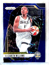Elizabeth Williams 2024 Panini Prizm WNBA Blue Velocity Prizm Card-#24 Sky