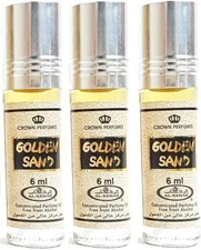 Golden Sand - 6 ml (.2oz) Roll-on Perfume Oil by Al-Rehab(3 PACK}