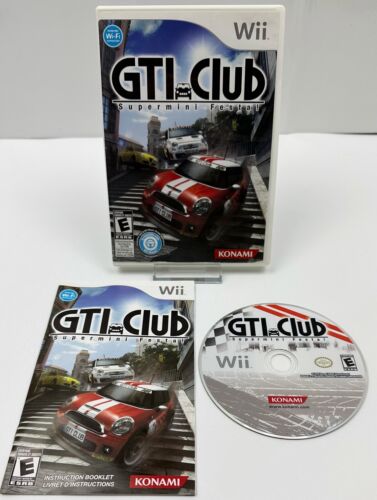 GTI Club : Supermini Festa Wii (Nintendo Wii, 2010) CIB *Disque comme neuf* - Photo 1 sur 5