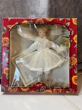 Angel In White Dress Broadway Collection Porcelain Doll 10 inches New NIB COA