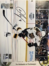 David Krejci Signed 8x10 Photo Boston Bruins