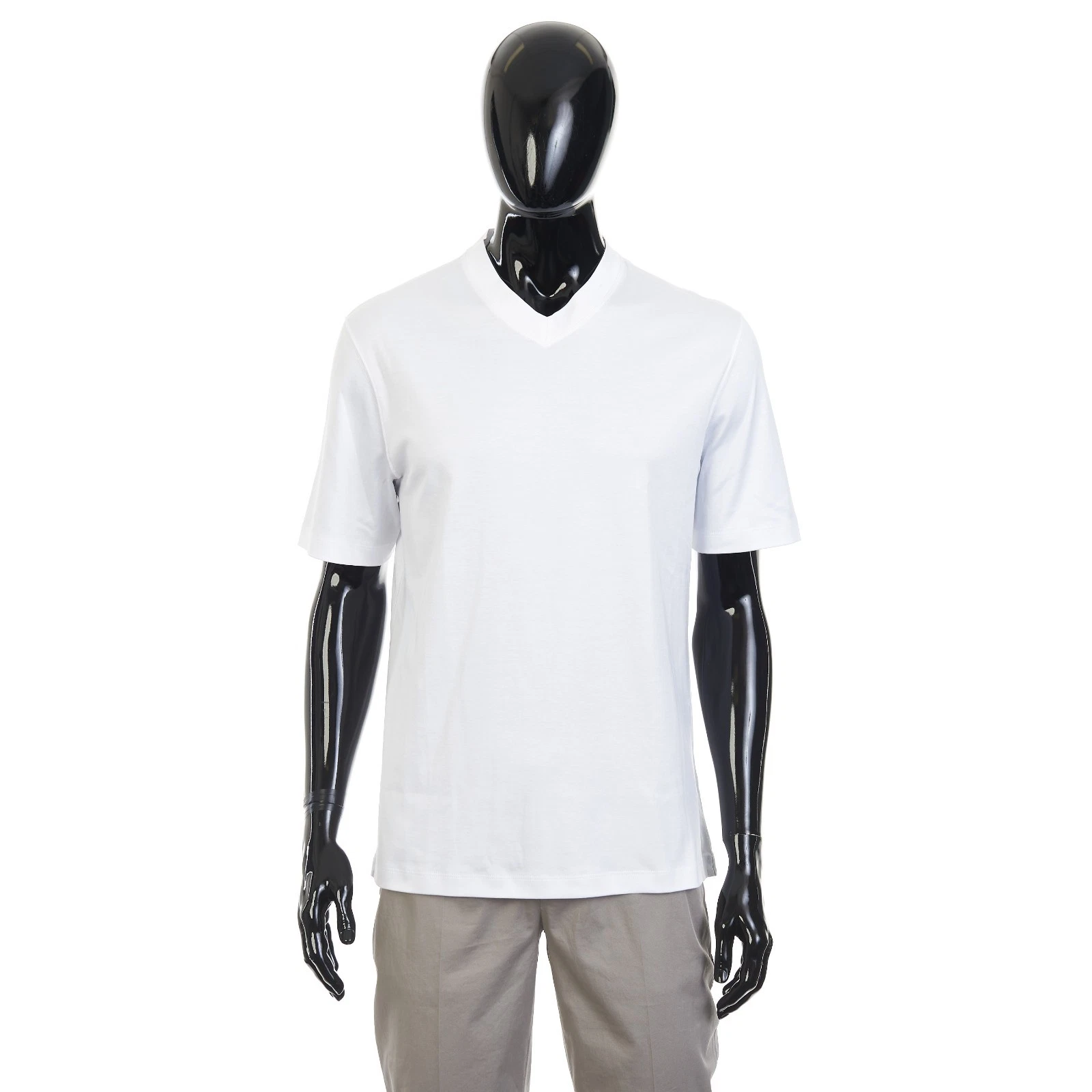 Brunello Cucinelli — BRUNELLO CUCINELLI 400$ V-neck Tshirt - Cotton Jersey