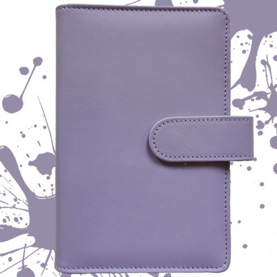 Personal Size / DIN A6 Ringbuch | Ringbinder Flieder | 6-Ring-Mechanik