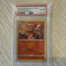 The Pokémon Company Charizard Detective Pikachu 5/18 Holo Rare English PSA 10 on eBay