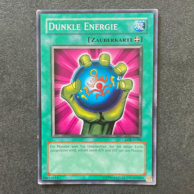 Konami Yu-Gi-Oh! Dunkle Energie LOB-G068 Legend of Blue Eyes Common Deutsch