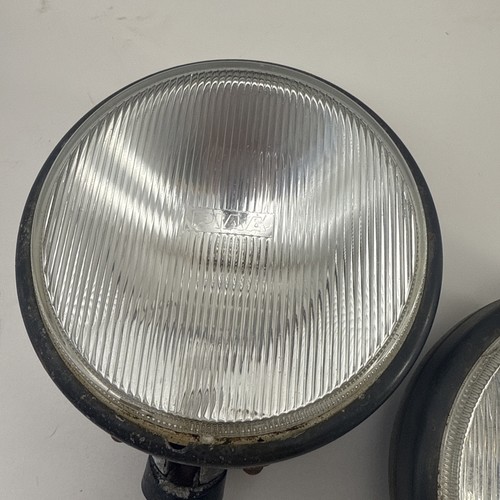 PIAA Vintage 7" Driving/Fog/Off Road Lights Black Steel Housing WORK Round - Picture 3 of 10
