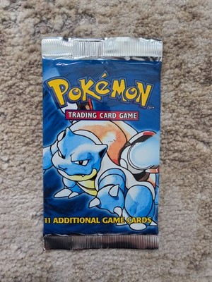 Pokemon 4th Print 1999-2000 Base Set Booster Pack - Blastoise