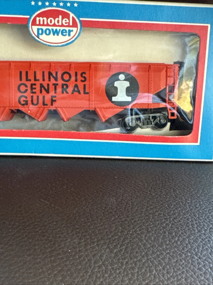 Model Power 6932 Illinois Central Gulf 4 Open Hopper ICG 76535 N Scale Sealed - Image 3 of 4