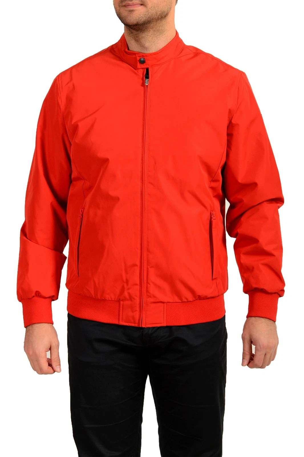 Scuderia Ferrari Men's Red Full Zip Insulated Windbreaker Jacket US L IT 52
