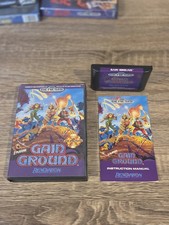 Gain Ground Sega Genesis Complete CIB Collector's Quality Wow Video Game 