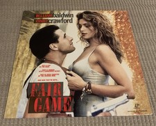 Fair Game Laserdisc Widescreen William Baldwin Cindy Crawford GREAT FILM RARE 