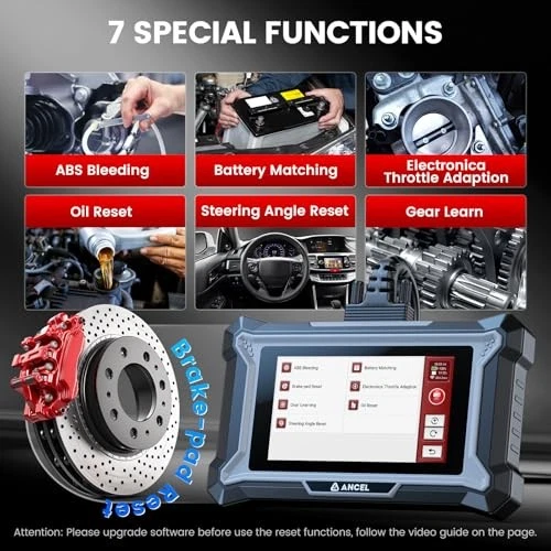 DS100 OBD2 Scanner - ABS, SRS, Transmission & Check Engine Code Reader with 7 - Picture 7 of 7