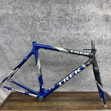 Vintage Trek OCLV 120 Carbon Road Bike Frame 56cm Blue 700c 130mm Handmade USA