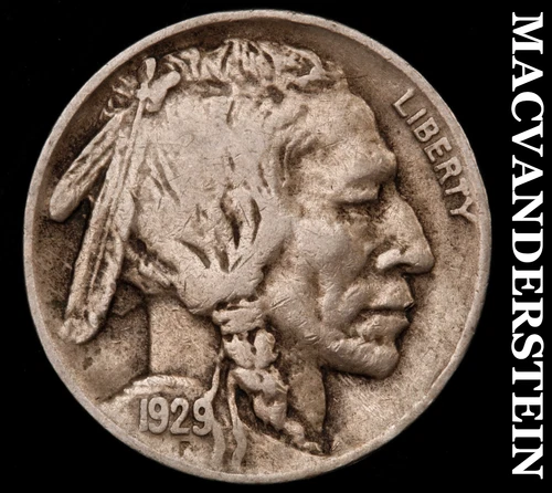 1929-D Buffalo Nickel- Semi-Key Extra Fine  No Reserve #i4934