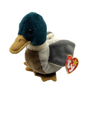 TY RARE Vtg 1997 Beanie Baby Jake the Duck W/ YEAR ERROR 1997/8 See Tags