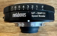 Metabones Nikon G/F to Blackmagic BMPCC / BMMCC / BMMSC; 0.58x Speed Booster